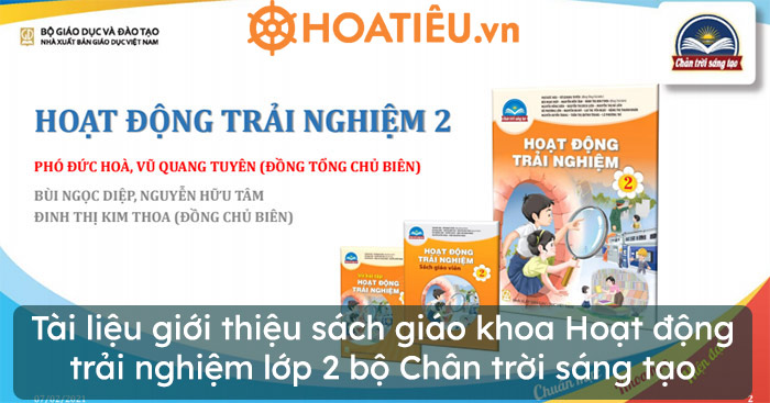 Tài liệu giới thiệu sách giáo khoa Hoạt động trải nghiệm lớp 2 bộ Chân