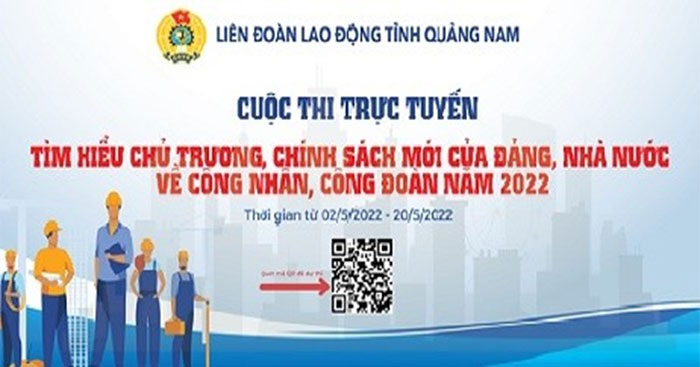 Đây là hình ảnh trang web chính thức của cuộc thi.
