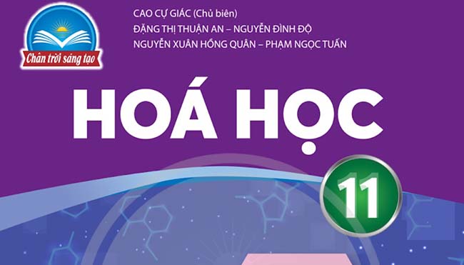 Đáp án trắc nghiệm tập huấn môn Hóa học 11 Chân trời sáng tạo