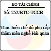 Công văn 252/2013/BTC-TCCB