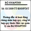 Thông tư số 83/2009/TT-BNNPTNT