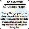 Thông tư số 50/2008/TT-BTC