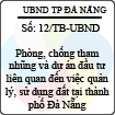 Thông báo 12/2013/TB-UBND