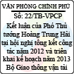 Thông báo 22/2013/TB-VPCP