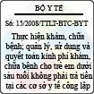 Thông tư liên tịch số 15/2008/TTLT-BTC-BYT
