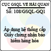 Công văn 108/2013/GSQL-GQ1