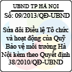 Quyết định 09/2013/QĐ-UBND