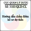 Công văn 3183/QLD-CL