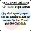 Quyết định 10/2013/QĐ-UBND của UBND TP Hồ Chí Minh