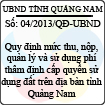 Quyết định 04/2013/QĐ-UBND của tỉnh Quảng Nam