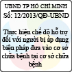 Quyết định 12/2013/QĐ-UBND TP Hồ Chí Minh