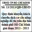Quyết định 13/2013/QĐ-UBND TP Hồ Chí Minh