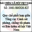 Công văn 2081/BHXH-KT