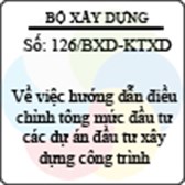Công văn 126/BXD-KTXD