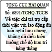 Công văn 6891/TCHQ-TCCB