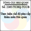 Công văn 2365/TCHQ-TCCB