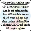 Công văn 3726/VPCP-TCCV
