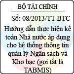 thng t 08 2013 tt btc