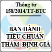 Thông tư 158/2014/TT-BTC