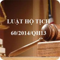 Luật hộ tịch số 60/2014/QH13