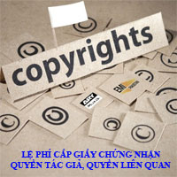 Thông tư 29/2009/TT-BTC quy định về lệ phí cấp giấy chứng nhận quyền tác giả, quyền liên quan