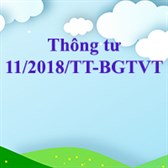 Thông tư 11/2018/TT-BGTVT