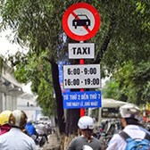 Các tuyến phố cấm Taxi và xe hợp đồng chở người dưới 9 chỗ tại Hà Nội