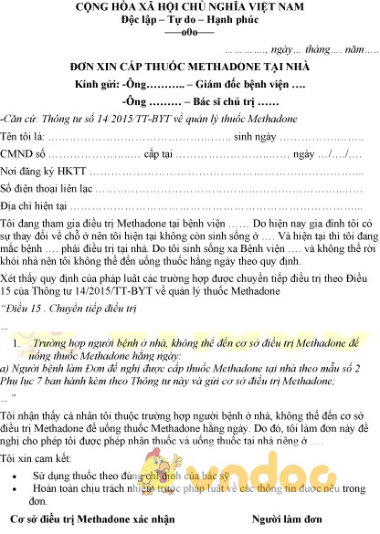 Mẫu đơn xin cấp thuốc tại nhà - HoaTieu.vn Mẫu Đơn Xin Cấp Thuốc Tại Nhà - Hoatieu.Vn