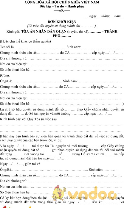 Nếu bạn đang đứng trước trường hợp tranh chấp đất đai, hãy tìm hiểu về quy trình khởi kiện đòi đất để cùng nhau giải quyết vấn đề. Cùng chứng kiến bằng chứng và lý lẽ để xử lý vấn đề đúng chính pháp.