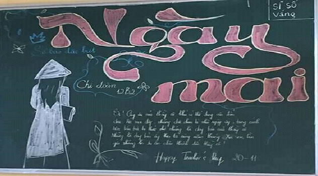 mau kieu trang tri bang lop chao mung ngay 20 11 4