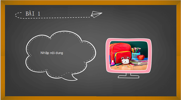 Hình nền powerPoint 3  Mầm non Gia Thượng