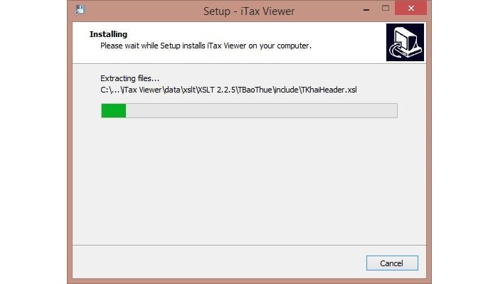 iTaxViewer lỗi