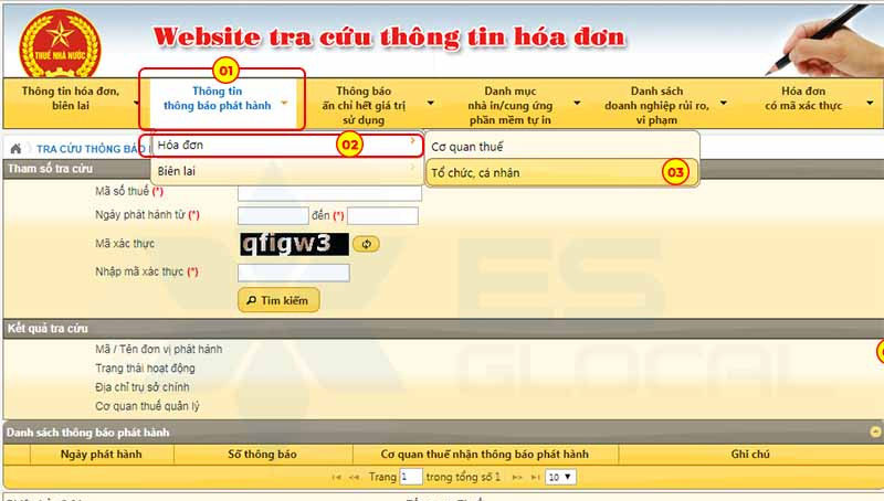 Hướng dẫn tra cứu hóa đơn – tracuuhoadon.gdt.gov.vn