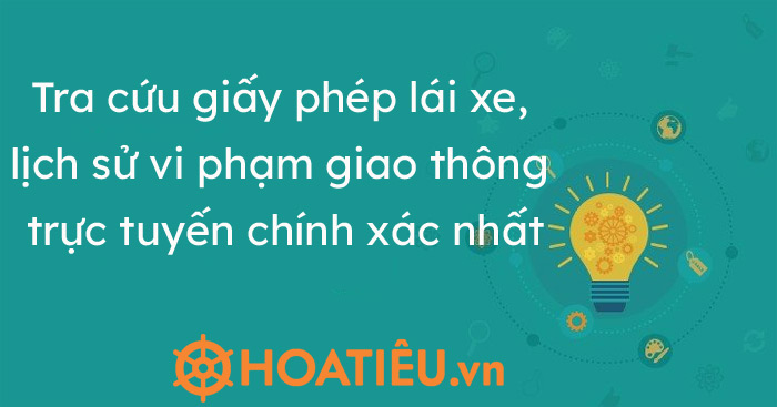 Tra cứu giấy phép lái xe - Ggplx.gov.vn - Trường Tiểu học Thủ Lệ