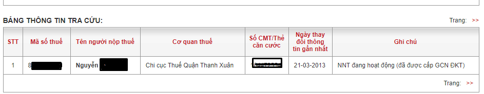 Hướng dẫn tra cứu số chứng minh nhân dân
