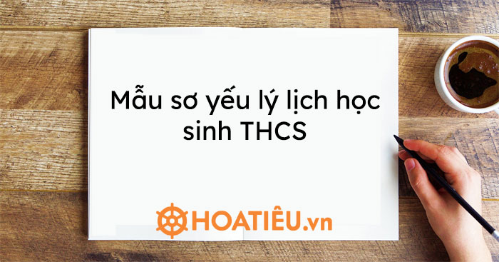 Mẫu sơ yếu lý lịch học sinh THCS - Sơ yếu lý lịch - Educationuk-vietnam.org