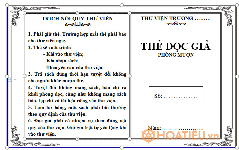 Thẻ thư viện là gì?