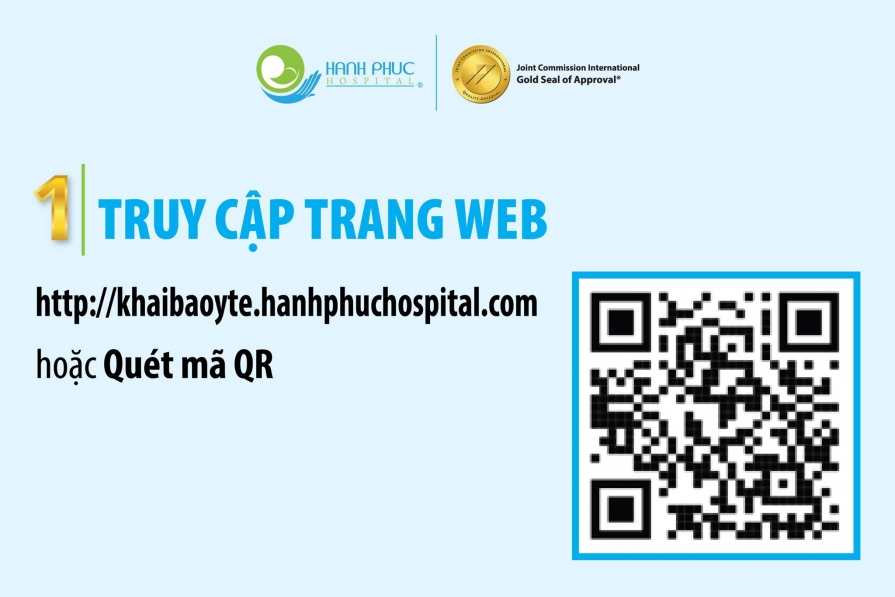 Hướng dẫn khai báo y tế trực tuyến Bệnh Viện Hạnh Phúc ...