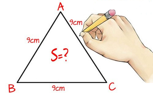 Công thức tính diện tích tam giác nâng cao