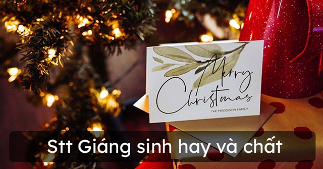 Stt Giang Sinh Hay Va Chất Cap Thả Thinh Noel Hoatieu Vn