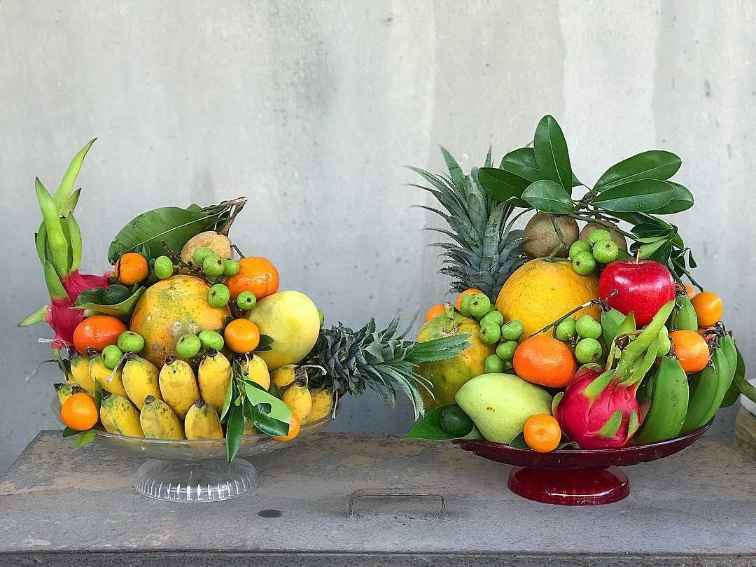 Bày mâm ngũ quả ngày Tết