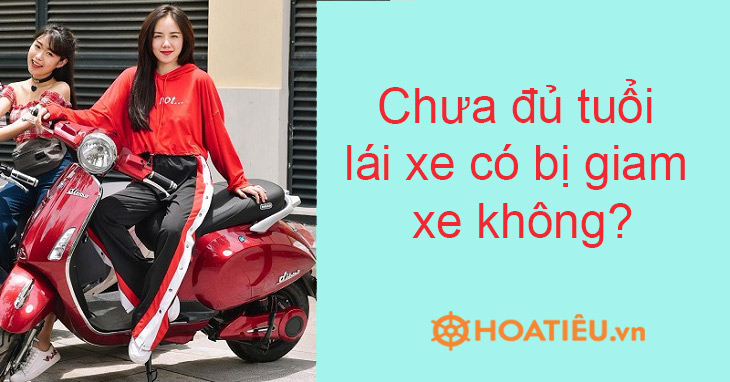 Chưa đủ tuổi lái xe có bị giam xe không? - Quy định pháp luật về độ tuổi lái xe