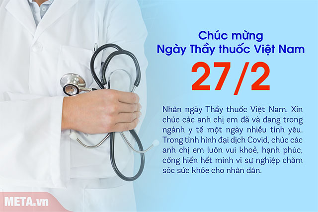 Đón chào ngày 27/2 với những thiệp chúc mừng ngày Thầy thuốc Việt Nam đầy ý nghĩa và tôn vinh sự cống hiến của những người làm nghề y tế. Những món quà này sẽ mang đến niềm động viên và tri ân đến các bác sĩ, y tá và nhân viên y tế trong ngày đặc biệt này.