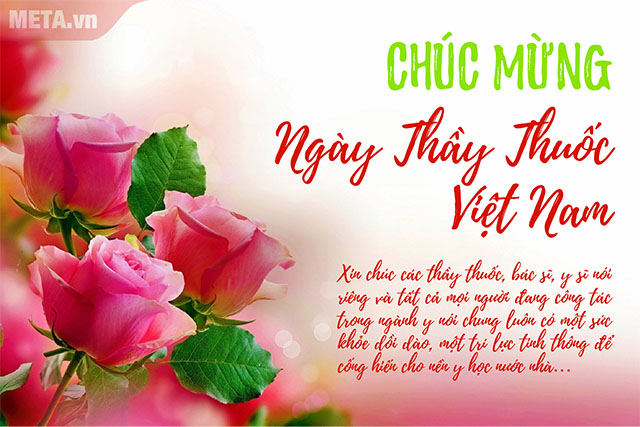 Ngày Thầy thuốc Việt Nam 27-2 là ngày rất quan trọng trong năm của ngành y tế, hãy cùng tôn vinh và cảm ơn các bác sĩ, y tá và nhân viên y tế đã dành trọn trái tim và sức khỏe của mình cho sức khỏe cộng đồng bằng những thiệp chúc mừng cùng những thông điệp đầy tình cảm.