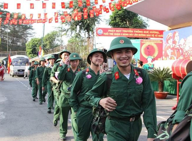 Những đồ được mang theo khi đi nhập ngũ