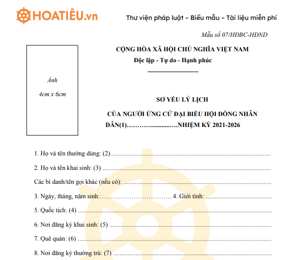 Sơ yếu ớt lý lịch của những người dân ứng cử đại biểu hội đồng dân chúng nhiệm kỳ 2021-2026 (2021) ⭐️ Wiki ADS ⭐️ 1 so yeu ly lich cua nguoi ung cu dai bieu hoi dong nhan dan 1