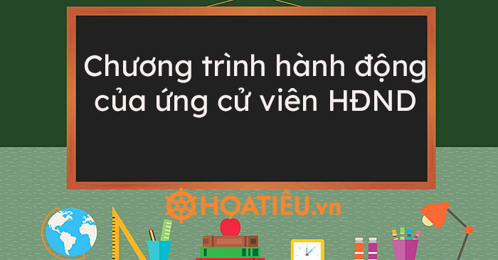 ChÆ°Æ¡ng Trinh Hanh Ä'á»™ng Cá»§a á»©ng Cá»­ Vien HÄ'nd Hoatieu Vn