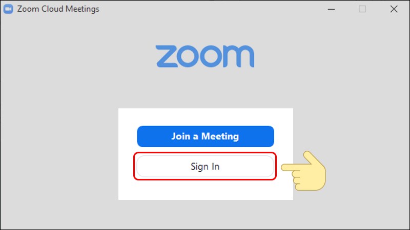 Đăng ký tài khoản zoom