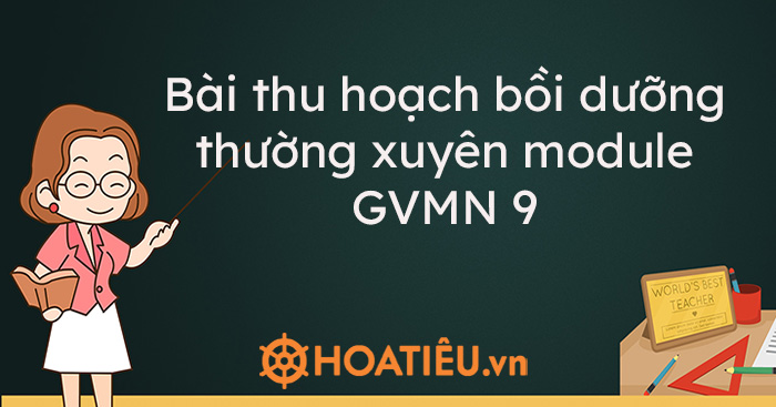 Bài thu hoạch bồi dưỡng thường xuyên module GVMN 9 - HoaTieu.vn