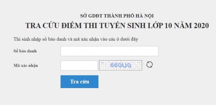 Tra Cá»©u Ä'iá»ƒm Thi Tuyá»ƒn Sinh Lá»›p 10 NÄƒm 2021 Ha Ná»™i Hoatieu Vn